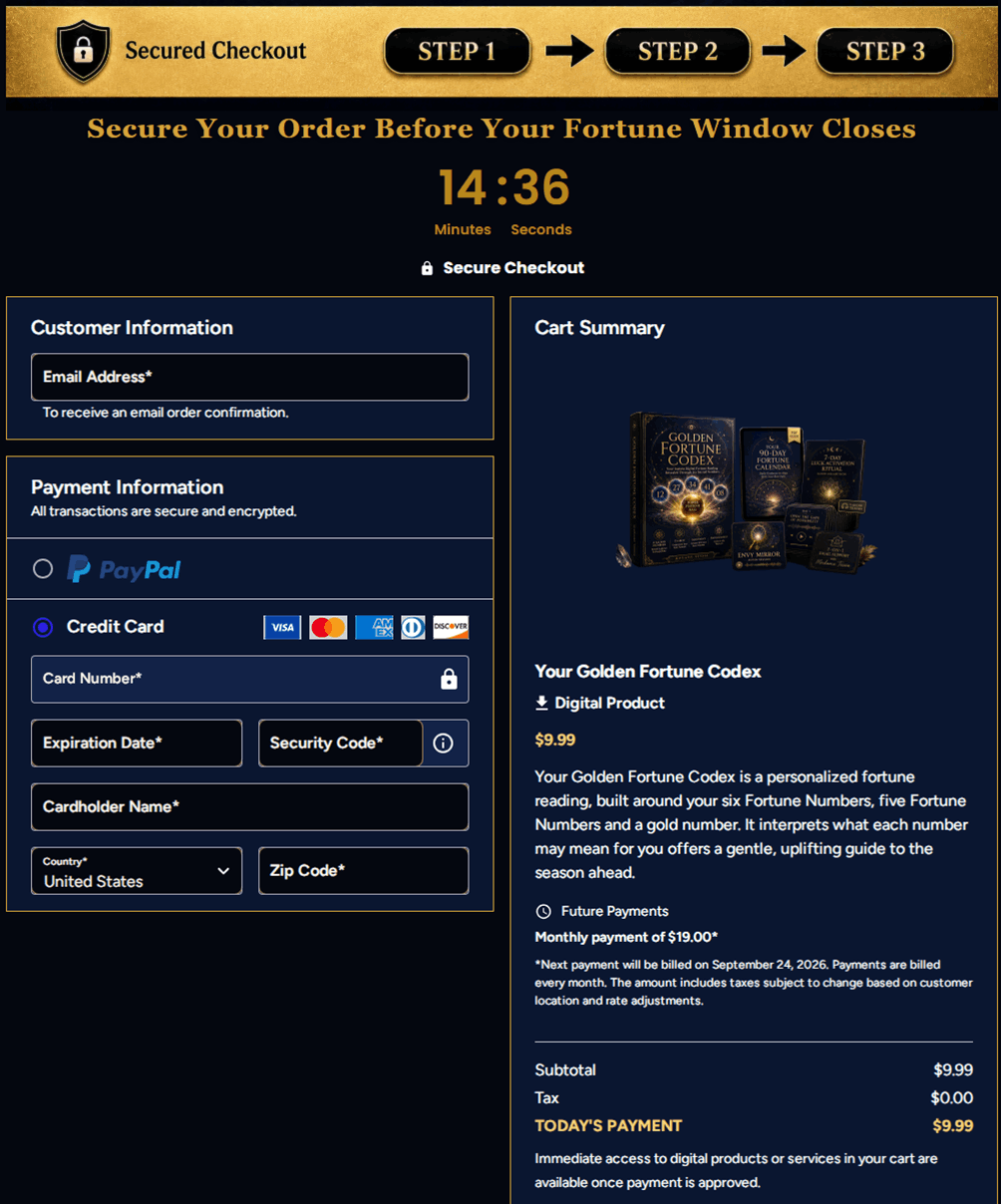 The Seer of Truths Checkout